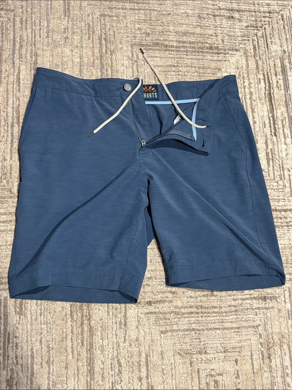 Faherty All Day Shorts in Blue Nights